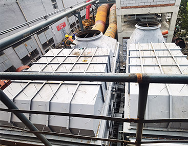 康景輝鋼鐵軋鋼加熱爐高溫?fù)Q熱器項(xiàng)目進(jìn)入安裝階段！